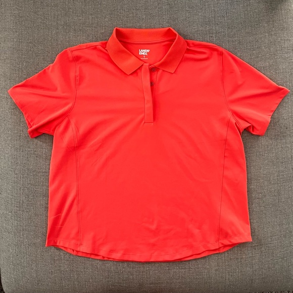 Lands' End Coral Polo - Picture 1 of 2